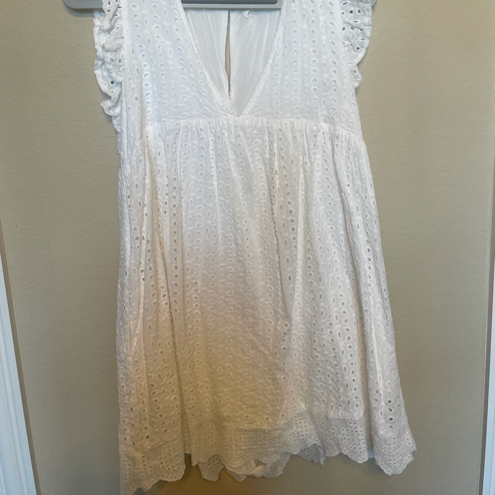 Mustard Seed Eyelet Romper